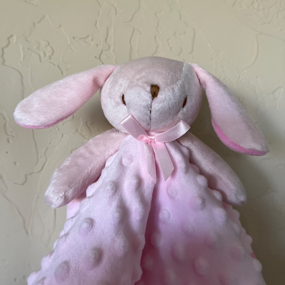 NWOT - Pink Bunny Lovey/Security Blanket - Picture 2 of 5